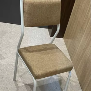 Top selling Modern Style Cushioned Metal <b>Dining</b> <b>Chair</b> with Industrial Design Solid Frame for Apartment Home Bar & Hotel Use - Product Image 1