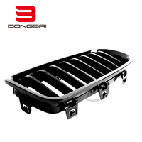 Calandre avant à lamelles simples en ABS noir brillant pour BMW Série 3 F30 F31 F35 2012-2019, ensemble de style automobile moulé par injection