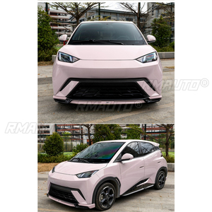 Pour BYD Seagull 2023-2025 : Spoiler de pare-chocs avant et arrière, diffuseur, jupes latérales et accessoires de modification rose - Product Image 4