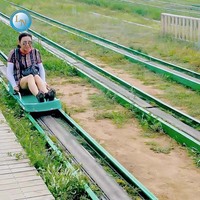 Scenic Outdoor Lawn Track Herbe Ski Amusement Park Vitesse Herbe Volante Hillside Prairie Coulissante Ride