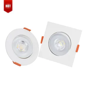 Luz led descendente DOB, foco de 100lm/w, luz de techo led, sopts SKD, downlight empotrable, 3W, 5W, 7W, 9W, 12W, precio barato