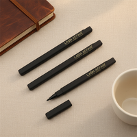 Stylos en caoutchouc carrés personnalisés de haute qualité avec logo, clip métallique, stylos promotionnels pour la publicité scolaire