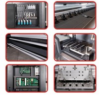 Usine de Guangzhou Vente directe 3.2m Tête 512i Imprimantes numériques à jet d'encre Machine d'impression flexible Imprimante à solvant 3.2m avec carte BYHX