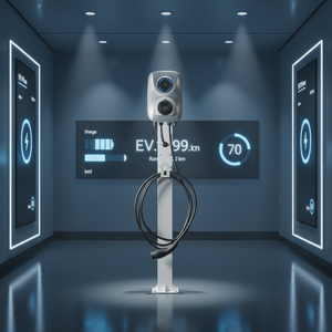 <span class=keywords><strong>Station</strong></span> de recharge intelligente EVI 7KW pour usage domestique, compatible Tesla BYD BMW, contrôle WiFi/application - Product Image 1