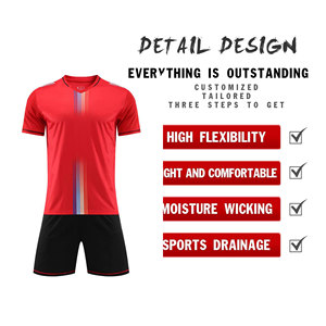 Set Maglia <span class=keywords><strong>da</strong></span> <span class=keywords><strong>Calcio</strong></span> Personalizzata a Sublimazione per Ragazzi Completo <span class=keywords><strong>da</strong></span> Squadra in Poliestere Traspirante con Logo Nuova Maglietta <span class=keywords><strong>e</strong></span> <span class=keywords><strong>Pantaloncini</strong></span> <span class=keywords><strong>da</strong></span> <span class=keywords><strong>Calcio</strong></span> per Ragazzo - Product Image 3