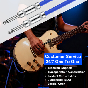 สายเคเบิลเสียงสำหรับกีตาร์ ยี่ห้อ Contour รุ่น OEM จากโรงงาน พร้อมอุปกรณ์เสริมสำหรับกีตาร์ สีฟ้าเลคพลาซิด ความยาว 10 ฟุต คุณภาพเสียงใสคมชัด - Product Image 3