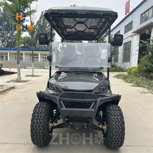 Sang Trọng 6 Hành Khách Điện Golf Cart Câu Lạc Bộ Giỏ Hàng Nhìn Nhà Máy Bán Hàng Trực Tiếp Lâu Dài Pin Lithium Mịn Hệ Thống Treo - Product Image 2