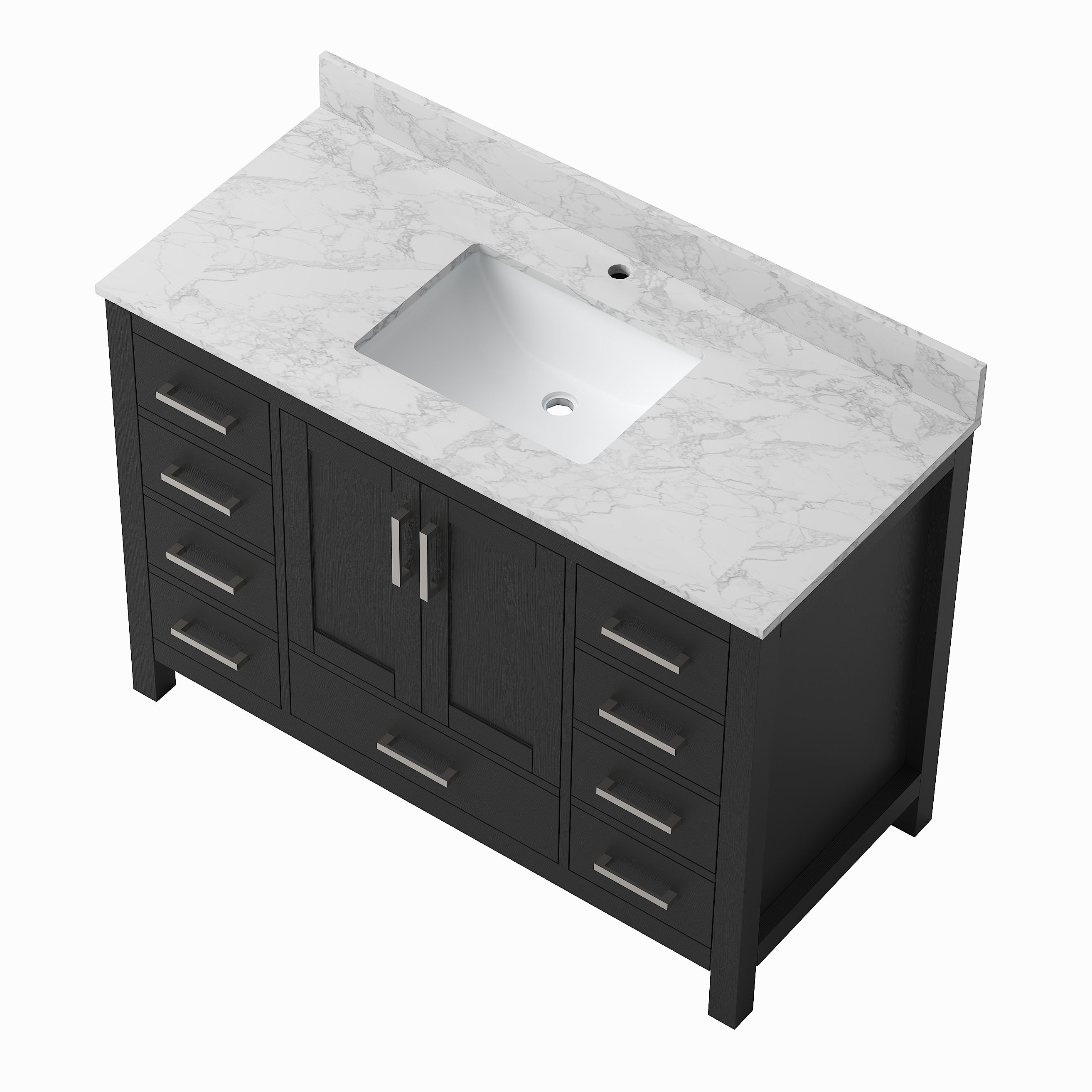 Black color and white