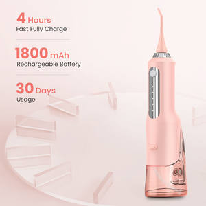 Irrigateur <span class=keywords><strong>dentaire</strong></span> professionnel portable sans fil, <span class=keywords><strong>jet</strong></span> d'eau électrique pour le nettoyage des dents, étanche IPX7, 5 utilisations domestiques - Product Image 2