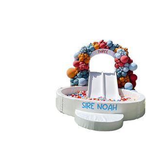 Commercial Double <b>Slide</b> PVC Bounce House School Party Rental Ball Pit & <b>Pool</b> Equipment Sale Happy Castle - Product Image 3