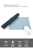 Publicité surdimensionné en cuir résistant à l'eau anti-rayures tapis de souris de jeu repose-poignet tapis de bureau d'ordinateur antidérapant Stock fixe