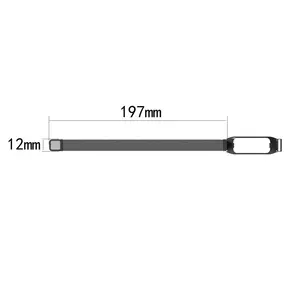 Correa de Acero Inoxidable para <span class=keywords><strong>Samsung</strong></span> Galaxy Fit2 R220, Banda de Metal con Cierre Magnético, Repuesto de Pulsera para Reloj Galaxy <span class=keywords><strong>Fit</strong></span> <span class=keywords><strong>2</strong></span> - Product Image 2