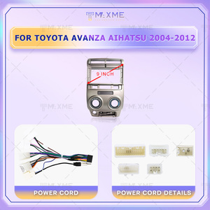 ขายส่ง<span class=keywords><strong>กรอบ</strong></span>วิทยุติดรถยนต์สีเงินเทาขนาด 9 นิ้ว สำหรับ TOYOTA AVANZA/Daihatsu ปี 2004-2012 พวงมาลัยขวา/ซ้าย พร้อมสายเคเบิล - Product Image 4