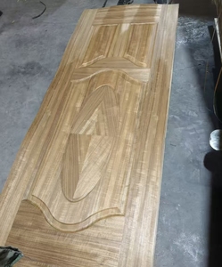 Rivestimento per Porte in Vero Legno di Teak |   Grado di Qualità Elevato, Perfetto per Mobili di Alta Gamma e Porte Interne - Product Image 2