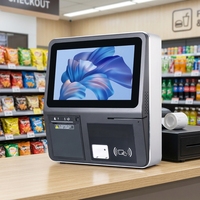 Terminal Punto de Venta (TPV) de Escritorio de 11.6 Pulgadas con Impresora de 58mm para Sistemas de Software de Restaurantes