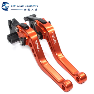 Palancas Cortas de Freno y Embrague CNC para Motocicleta <span class=keywords><strong>Honda</strong></span> CMX 500 CMX 300 <span class=keywords><strong>Rebel</strong></span> 300 <span class=keywords><strong>Rebel</strong></span> 500 2017 2018 2019 2020 2021 2022 <span class=keywords><strong>2023</strong></span> 2024 - Product Image 3