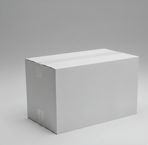Boîte d'expédition en carton ondulé blanc 15,125 x 11,125 x 2 pouces, légère, durable, recyclable, pour emballage, stockage et cadeaux - Product Image 1