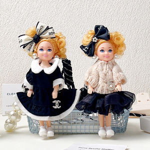 Hàn Quốc Phong Cách Dễ Thương Sang Trọng Cô Gái Búp Bê Móc Khóa Bện Dây Thừng Hạt Vòng Đeo Tay Chuỗi Ba Lô Trang Trí Mềm Búp Bê Đồ Chơi Túi quyến rũ - Product Image 2