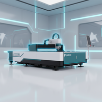 Machine de découpe laser à fibre CNC LXSHOW LX3015FC, découpe de tôles en acier inoxydable, découpeuse laser à fibre économique pour l'acier au carbone