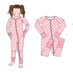 Little Glow Kid Baru Tiba, Romper Bambu Khusus Anak Perempuan Lengan Panjang dan Celana, Desain Romper dengan Ritsleting dan Sarung Tangan - Product Image 5
