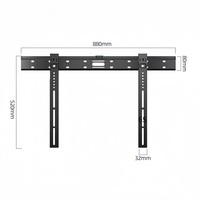 Monitor LED TV Soportes de pared Soportes de TV de acero Compatible con pantallas de varios tamaños Pared de distancia plana LCD Plasma Oficina Soporte de TV de movimiento
