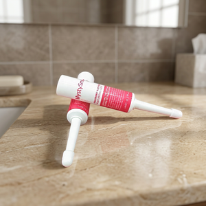 Tube en plastique blanc personnalisé pour acide hyaluronique, agent hydratant privé, diamètre 19 mm - Product Image 4