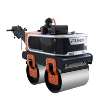 Compacteur vibrant à moteur diesel avec moteur haute puissance, équipement de construction routière