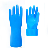 Gants de sécurité antidérapants en nitrile floqués ou non doublés, résistants aux produits chimiques et imperméables