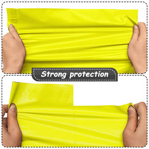 Poli Mailers kuning 10x13 inci 50 buah ramah lingkungan tahan air penutup sendiri tas privasi 2 hari Pengiriman 5 hari - Product Image 3