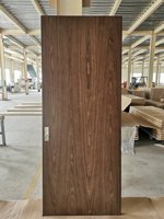 2025 Top Quality Solid Walnut Timber Wooden Door