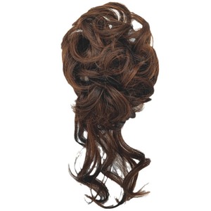 Extensión de moño largo con clip, peluca de alambre resistente al calor para mujer, estilo despeinado - Product Image 5