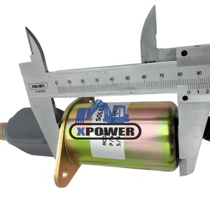 โซลินอยด์ตัดน้ำมันเชื้อเพลิงคุณภาพสูง Xpower 24V DC รุ่น 3939019 XKDE-00662 SA-4889-24 6C 6CT 6CTA 8.3 QSL9.3 R320-7 R335LC-7 สำหรับรถขุด - Product Image 5