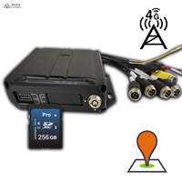 Caméra mobile à 4 canaux, dôme MDVR, moniteur, enregistreur vidéo Full HD 1080p, carte SD, enregistreur vidéo de voiture, caméra CCTV DVR, MDVR 4G GPS