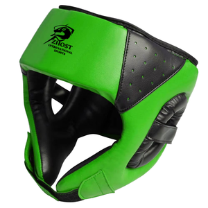 Protège-tête en cuir personnalisé pour MMA, léger, respirant, pour la lutte, en vente - Product Image 1