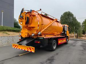 รถบรรทุก SHACMAN L5000 Vactor ระยะฐานล้อ 4200 มม. พวงมาลัยซ้ายและขวาเป็นตัวเลือกเสริม เครื่องยนต์ Cummins/Weichai ระบบฉีดน้ำแรงดันสูงและระบบดูดสุญญากาศ ผลิตตามสั่งจากโรงงาน - Product Image 4