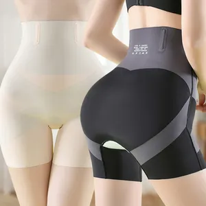 nylon spandex cross design girdle colombian slimming sheaths high waisted butt lifter slimming tummy control body shapers