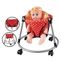 2024 nouvelles filles semblant jouer filles poupée chariot jouets drôle 5 en 1 jouer bébé poussette jouets pliants