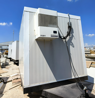 Unité de condensation monobloc écologique 1180W de puissance de refroidissement avec dégivrage à gaz chaud, murale pour chambres froides et congélateurs