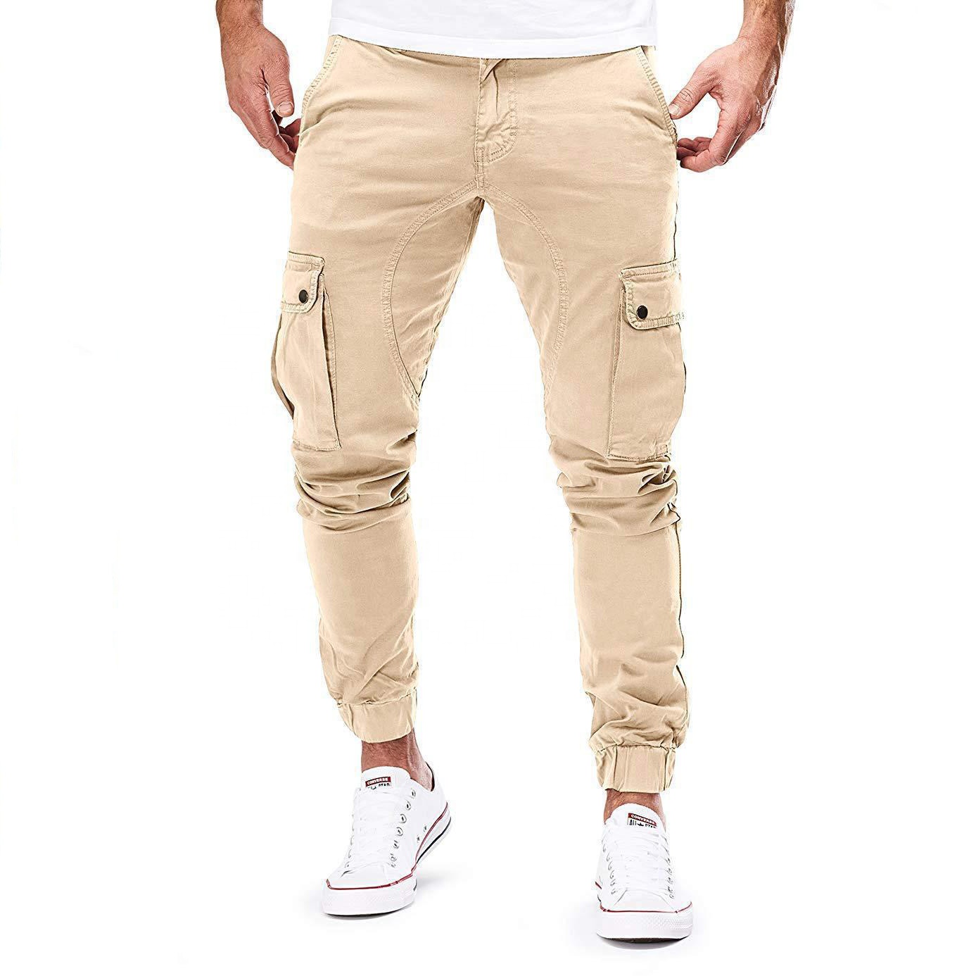 Hommes Harem Pantalon Cargo conique Multi Poche Pantalon Vintage Longueur 3/4 Hippie Hommes Harem Pantalon Cargo conique Multi Poche Pantalon Vintage Longueur 3/4 Hippie