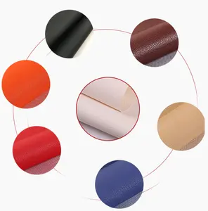 Fabrik-Direktfarbe-Gebräu split 3D Litchi-Textur PVC-Rolle Rexine veganes Kunstleder für Taschenmöbel