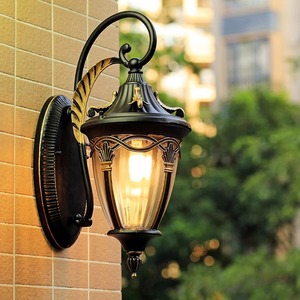 <span class=keywords><strong>Lampe</strong></span> murale LED extérieure IP65 étanche, style européen, <span class=keywords><strong>pour</strong></span> villa, jardin, cour, <span class=keywords><strong>terrasse</strong></span>, clôture, portail, piliers, éclairage mural extérieur - Product Image 1