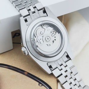 Montre mécanique pour homme de haute qualité, fabriquée en usine, avec un boîtier de 36 mm ou 39 mm, un verre saphir, sans logo, mouvement automatique <span class=keywords><strong>Seiko</strong></span> NH35, style plongeur. - Product Image 5