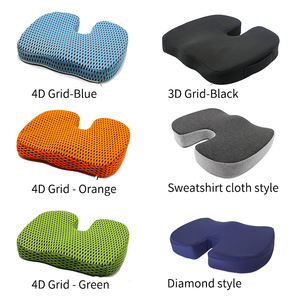 Bantal Kursi Kantor Anti Tungau dengan Busa Memori Nyaman untuk Mengurangi Tekanan pada Wasir dan Nyeri Tulang Ekor Saat Duduk di Mobil - Product Image 2