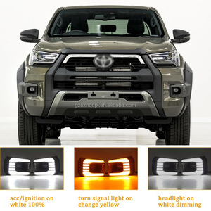 Luz Antiniebla LED Secuencial con Intermitentes DRL para Toyota Hilux <span class=keywords><strong>2021</strong></span>-2024, Accesorios Exteriores para Modificación de Carrocería - Product Image 3