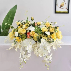 ลูกบัวประดิษฐ์ทำด้วยมือทำจากผ้าไหมแบบปรับแต่งได้หลายสไตล์การจัดดอกไม้สำหรับโต๊ะงานแต่งงานคริสต์มาสอีสเตอร์กลับไปโรงเรียน - Product Image 6