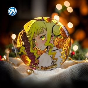 Rock is Lady Hobby insignia reflectante Madoka Tinae Kurogane Otowa personaje mochila mercancías llavero regalo para fanáticos <span class=keywords><strong>de</strong></span> la música - Product Image 4