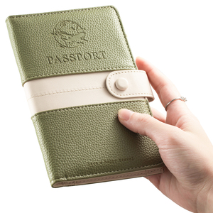 Bán buôn tùy chỉnh PU da da chủ thẻ du lịch ví thăng hoa Bìa hộ chiếu khoảng trống - Product Image 1