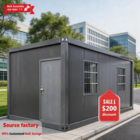Maison modulaire préfabriquée à grande surface habitable, à construction rapide, démontable, type conteneur