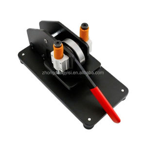 Small Manual Leather Die Press Cutter Hand Cutting <b>Punching</b> <b>Machine</b> with Gear Core Components - Product Image 6