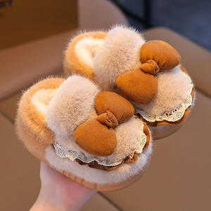 Winter Classic Closed Toe Anti-slip Soft Sole Breathable Odor-Proof Warm Insulated <b>Home</b>-Use Cotton <b>Slippers</b> - Product Image 5